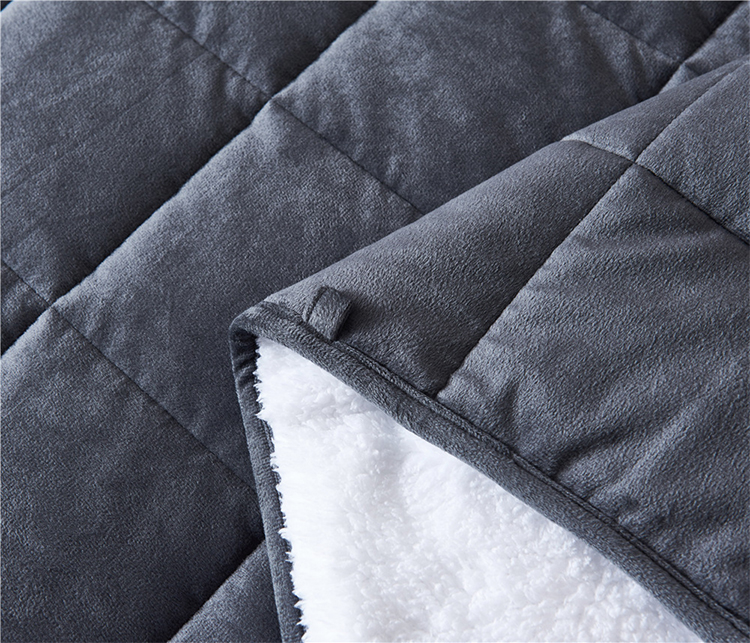 Dual Sided Fleece Weighted Blanket