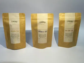 Paper Stand Up Pouch for Tea