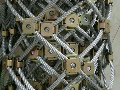 slope protection Mesh netting Steel Cable Rolled Net