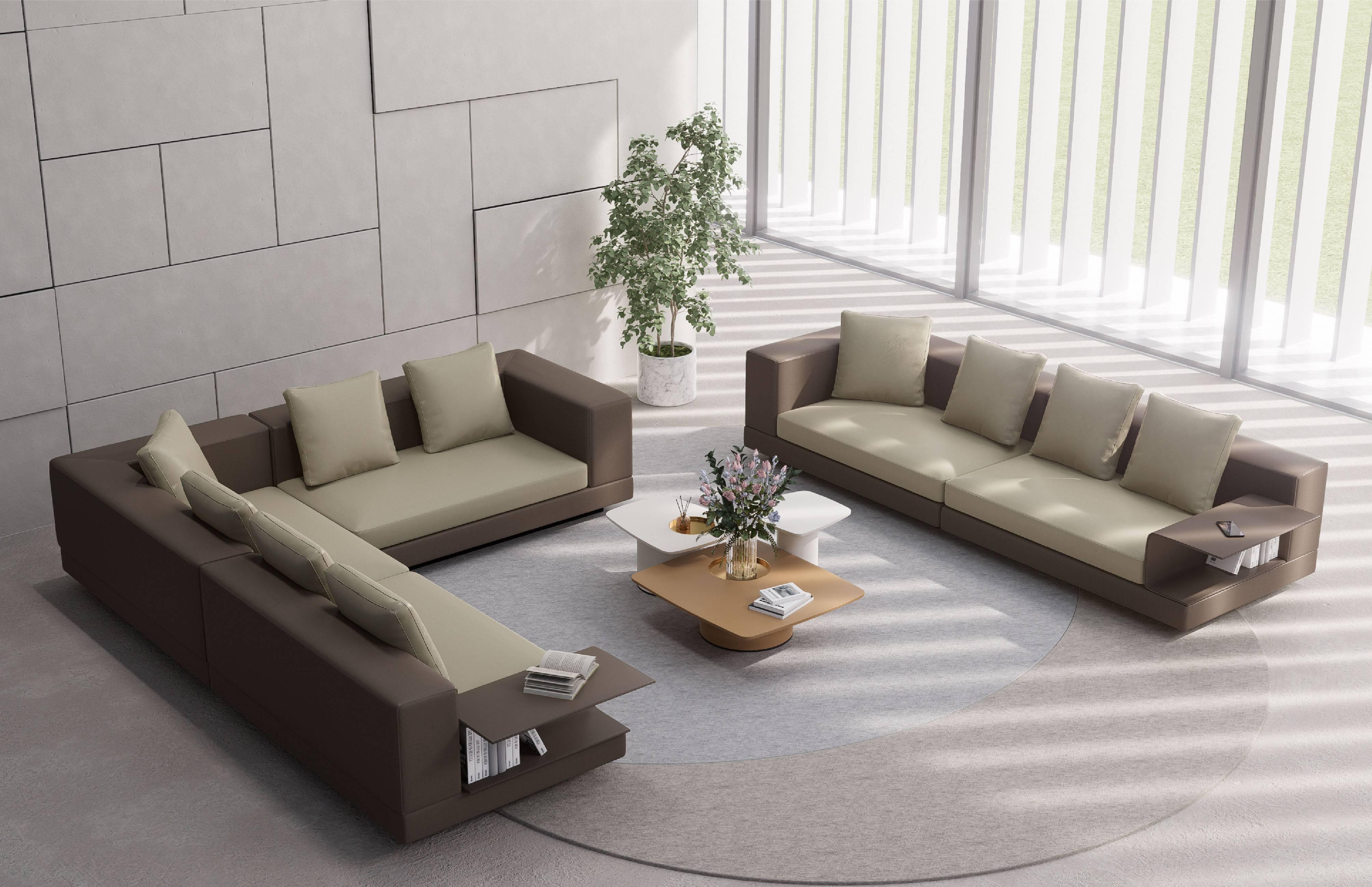Customize Executive Sofa Set Public Seating Office Sofa Set Living Room Furniture Office Sofa Set Couch