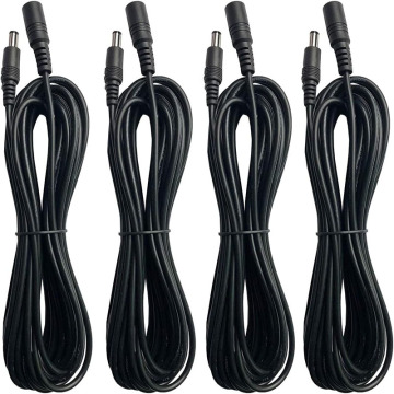 CCTV 카메라 및 LED 스트립의 경우 12V DC 전력 확장 케이블 2.1mm x 5.5mm 암컷 대 수컷 어댑터