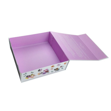 Caja de regalo rosa de lujo personalizada