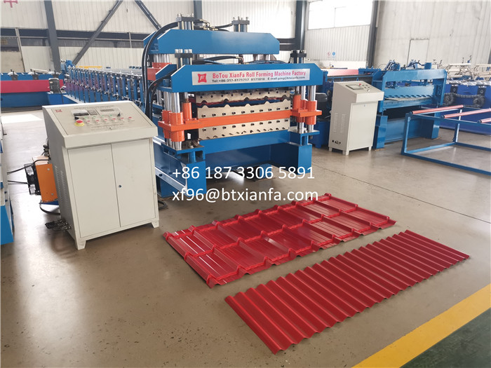 Step Tile Forming Machine