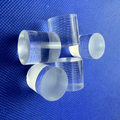 Custom Optical Fused Quartz Rods in Various Sizes - High Purity Sample Quartz Rods