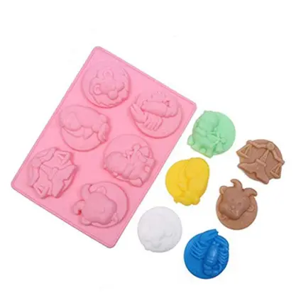 6 constellation kids funny molds silicones