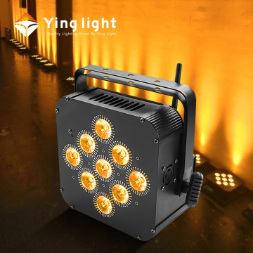 Wireless 6-in-1 RGBWA UV Battery-Powered PAR Light