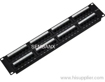 Cat5e Utp 48 Port Patch Panel 2u 