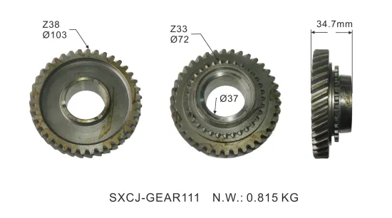 OEM AUTO PARTS 014-311-257 Transmission Gear 33T/38T FOR VW Volkswagen