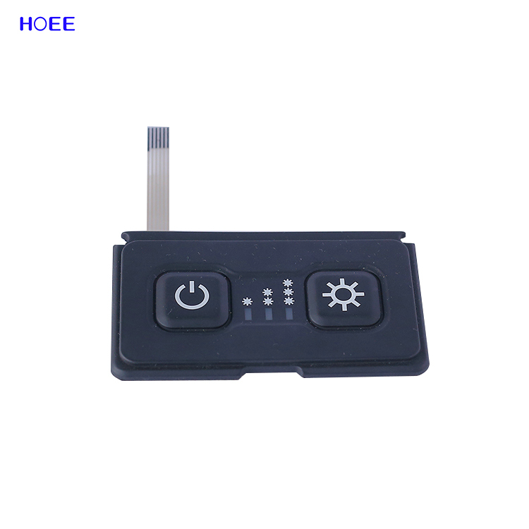 Hot selling silicone push button with membrane keypad