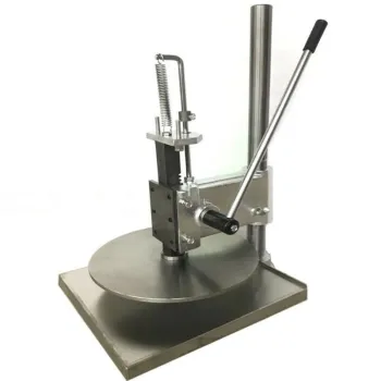 Professional 36cm Adjustable Thickness Commercial Pizza Dough Press Machine - Manual Hand Operation