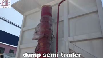 Treler Semi Tapak Silinder Hidraulik 3 gandar 60T