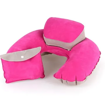 Promotion Inflatable Travel Pillow Inflatable Travel Pillow Flocked Promotion Inflatable Travel Pillow Advertising