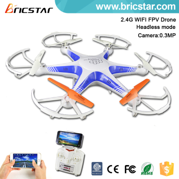 Headless mode 2.4G drone quadcopter fpv with camera
