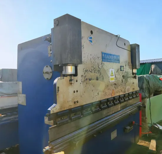 WC67Y-80T*2500 Second Hand Manual Metal Sheet Press Brake Bending Machine