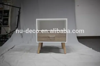 MDF side table stand wood handle mordern furniture