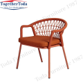 Wicker chairs for outdoor garden Hotel reception chairs