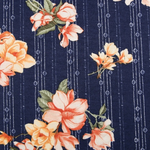 Doris Crepe Print dệt kim Vải Polyester khác nhau