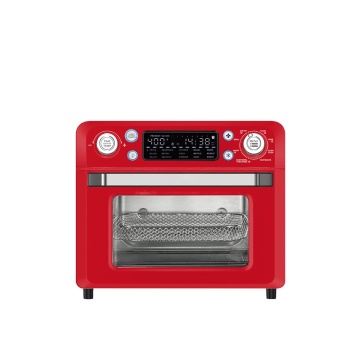 Custom Red Stainless Steel Air Fryer Oven - Oil-Free Deep Fryer for Kitchen