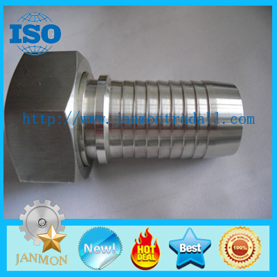 Stainless steel hydraulic pipe fittings,Stainless steel threading connecting end,Stainless steel threading connectors