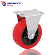 Light-Duty TPU Rigid Caster Furniture Industrial Casters