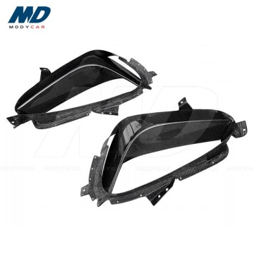 OEM Style Dry Carbon Fiber Side Vents Replacement for 2020-2021 Ferrari SF90