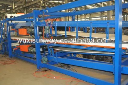 Z-lock sandwich panel machine