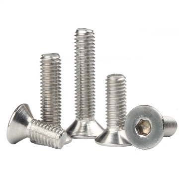 Countersunk Hex Head Screws and Hexagon Socket Flat Head Bolts: DIN 7991 Standards