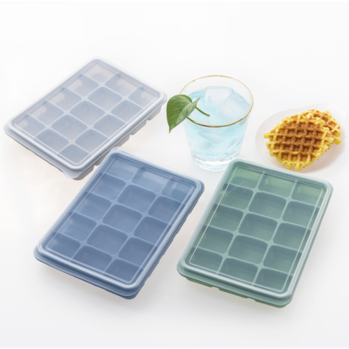 BPA -freie Eiswürfelschalen Formen mit Deckel