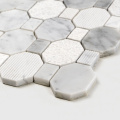 Carrara White Marble Stone Kitchen Backsplash 모자이크 타일