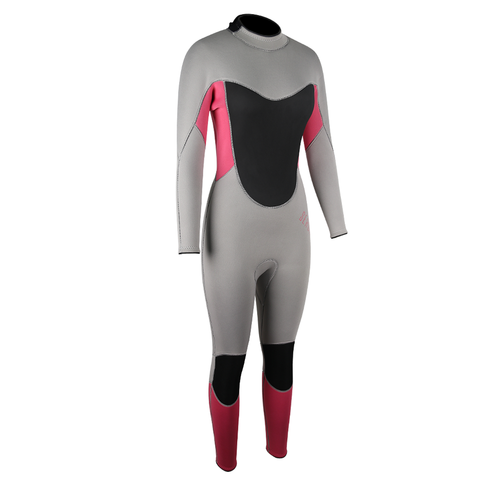 Seaskin Neoprene Diving Back Zip Wetsuit For Women