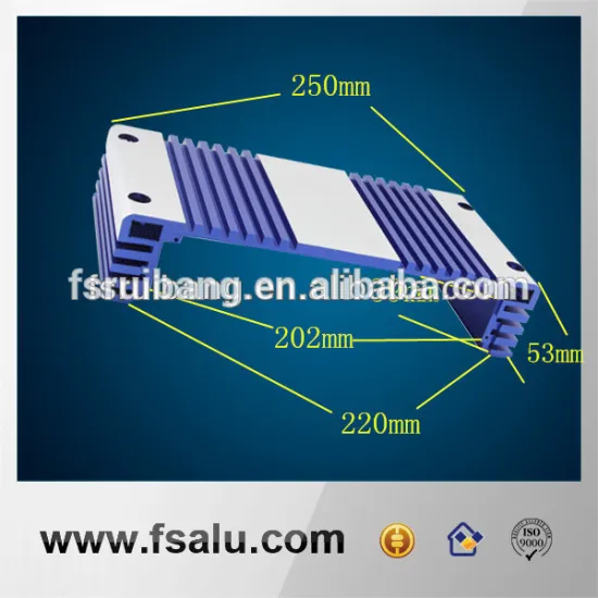 extrusion aluminum enclosures for a PCB radio, aluminum extruded profiles