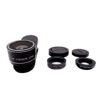 3-in-1 Wide Angle Macro Fisheye Lens Camera Kits for Mobile Phones: Explore Enhanced Photography
