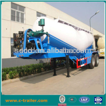 China Shandong 3 axles bulk feeds powder truck trailer with air compressor for sale