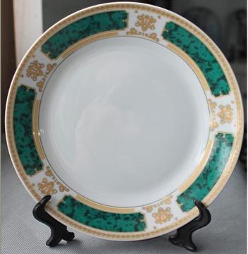 Sublimation 8" Green Border plate