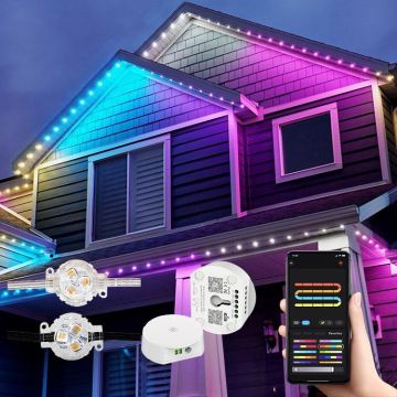 IP67 Outdoor Waterproof RGB RWBW Pixel LED Point Light for Holiday Christmas Decoration