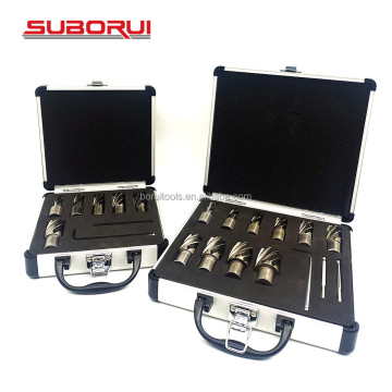 SUBORUI 13PCS HSS Hole Cutter Set for Magnetic Base Drills