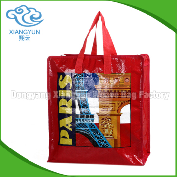 Wholesale From China Woven Bag/Paris design pp woven shopping bag