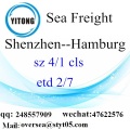 Shenzhen poort LCL consolidatie naar Hamburg