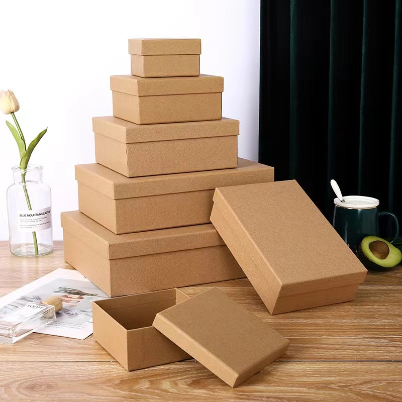 Caixa de papel Kraft Box Packing Caixa de presente Luxury