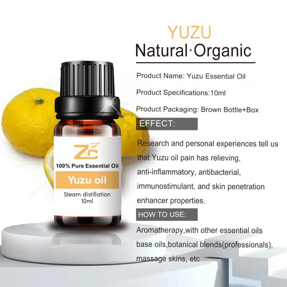 Aceite esencial de Yuzu para el cuidado de la piel y el cabello