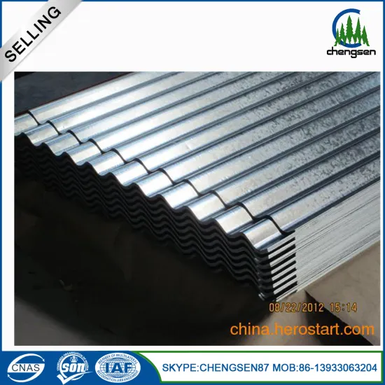 galvalume Galvanized corrugated steel roofing sheets