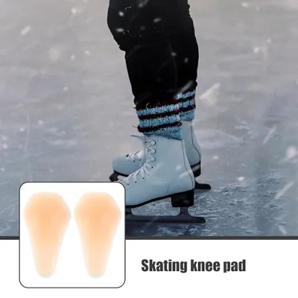 Hot Sale Self-Adhesive Silicone Knee Pads for Skier Protection