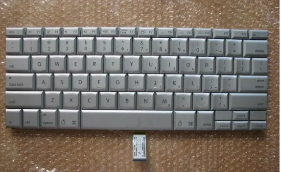 New Original Apple Macbook 15 Laptop Keyboard Silver 922-8350