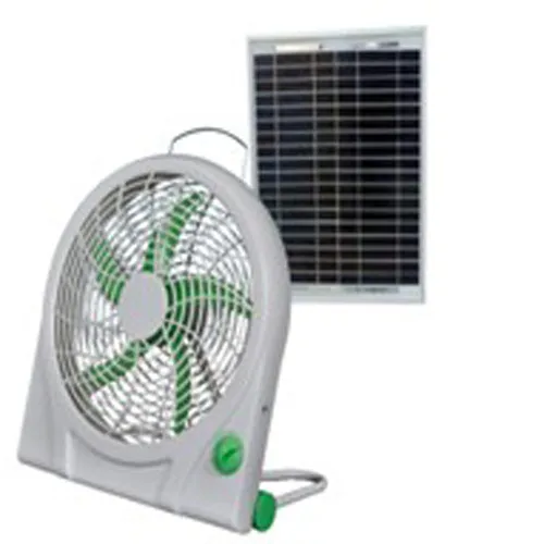 Solar Cooling Fan - 10 Inch Box Fan 