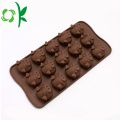 Chocolate Silicone Lattice Pig Popsicl Moldes de doces de Natal