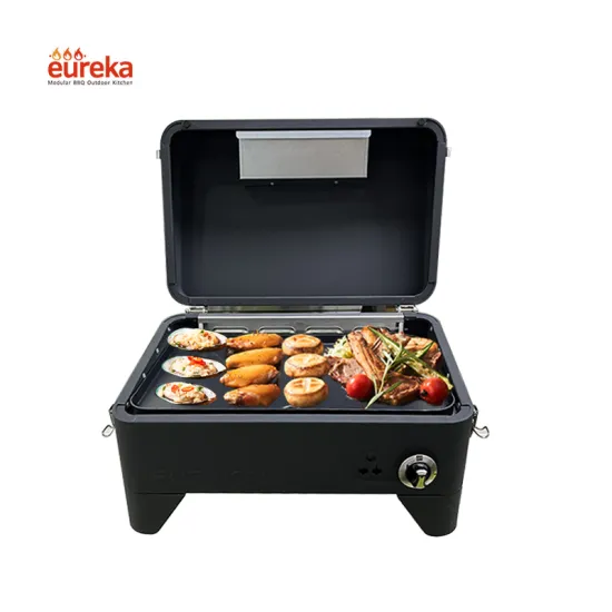 Mini Size Stainless Boat camping bbq grill Barbecue Boat Grill Gas with Lock for Boat Marine