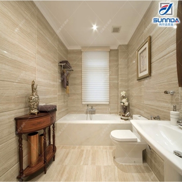 Travertine Stone Tile Mediterranean Style Matte Surface Ceramic Floor Tiles , Price Floor Ceramic Porcelain 60 X 60 cm Tile