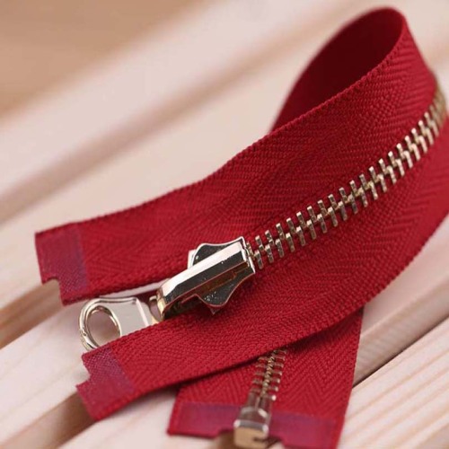 Provision 12inch separating metal zipper for jacket