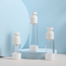 Airless Refillable Bottle Transparent Lotion Bottle Cosmetic Packaging Airless Bottle Supplier