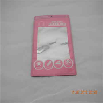 Plastic underwear clothing sock packaging bag